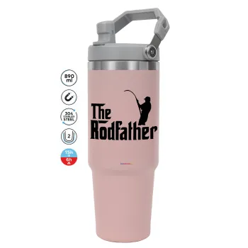 The rodfather, ΡΟΖ χρώματος Θερμός Ανοξείδωτο 890ml (30oz) με χερούλι