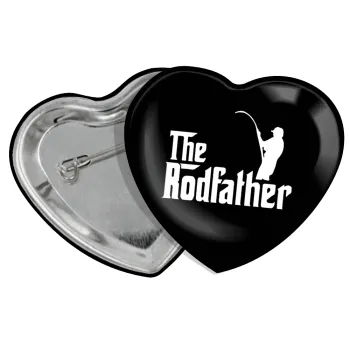 The rodfather, Κονκάρδα παραμάνα καρδιά (57x52mm)