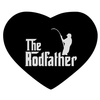 The rodfather, Mousepad καρδιά 23x20cm