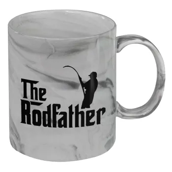 The rodfather, Κούπα κεραμική, marble style (μάρμαρο), 330ml