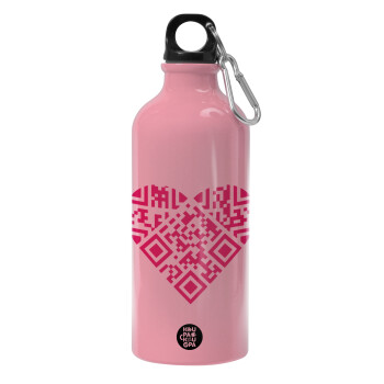Heart hidden MSG, try me!!!, Water bottle 600ml