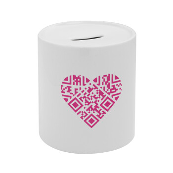 Heart hidden MSG, try me!!!, Κουμπαράς πορσελάνης με τάπα