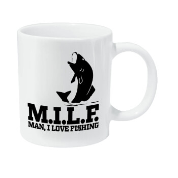 M.I.L.F. Mam i love fishing, Κούπα Giga, κεραμική, 590ml