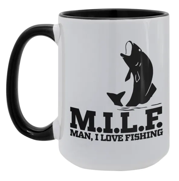 M.I.L.F. Mam i love fishing — Mega 15oz Μαύρη