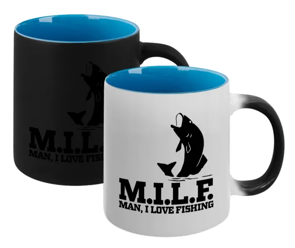 M.I.L.F. Mam i love fishing — Μαγική εσωτερικό μπλε