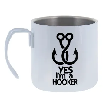 Yes i am Hooker — Κούπα Ανοξείδωτη διπλού τοιχώματος 400ml