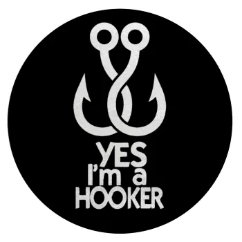 Yes i am Hooker, Επιφάνεια κοπής γυάλινη στρογγυλή (30cm)