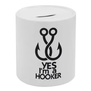 Yes i am Hooker, Κουμπαράς πορσελάνης με τάπα