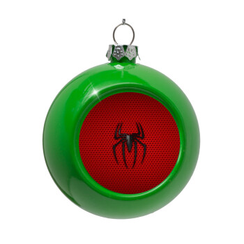 Άνθρωπος αράχνη, Στολίδι Χριστουγεννιάτικη μπάλα δένδρου Πράσινο 8cm