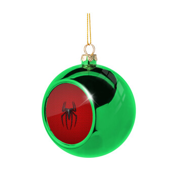 Άνθρωπος αράχνη, Χριστουγεννιάτικη μπάλα δένδρου Πράσινη 8cm
