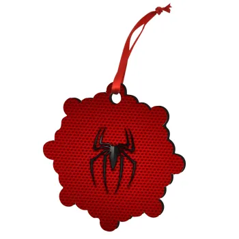 Άνθρωπος αράχνη, Στολίδι Χριστουγεννιάτικο στολίδι snowflake ξύλινο 7.5cm