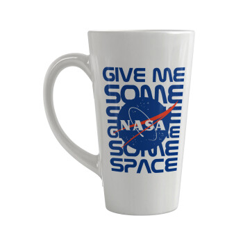 NASA give me some space, Κούπα κωνική Latte Μεγάλη, κεραμική, 450ml