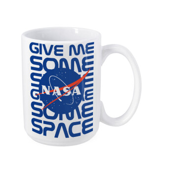 NASA give me some space, Κούπα Mega, κεραμική, 450ml