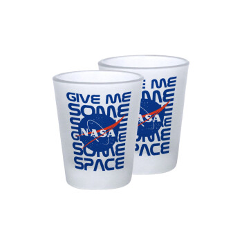 NASA give me some space, Σφηνοπότηρα γυάλινα 45ml του πάγου (2 τεμάχια)