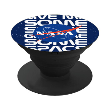 NASA give me some space, Phone Holders Stand  Black Hand-held Mobile Phone Holder