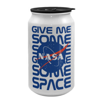 NASA give me some space, Κούπα ταξιδιού μεταλλική με καπάκι (tin-can) 500ml