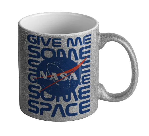 NASA give me some space — Glitter Ασημένια