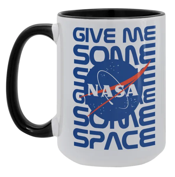 NASA give me some space — Mega 15oz Μαύρη
