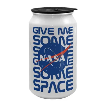 NASA give me some space, Κούπα ταξιδιού μεταλλική με καπάκι (tin-can) 500ml
