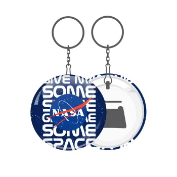 NASA give me some space, Μπρελόκ μεταλλικό 5cm με ανοιχτήρι