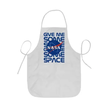 NASA give me some space, Ποδιά Σεφ ολόσωμη κοντή  Παιδική (44x62cm)