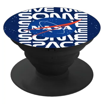 NASA give me some space, Phone Holders Stand  Black Hand-held Mobile Phone Holder