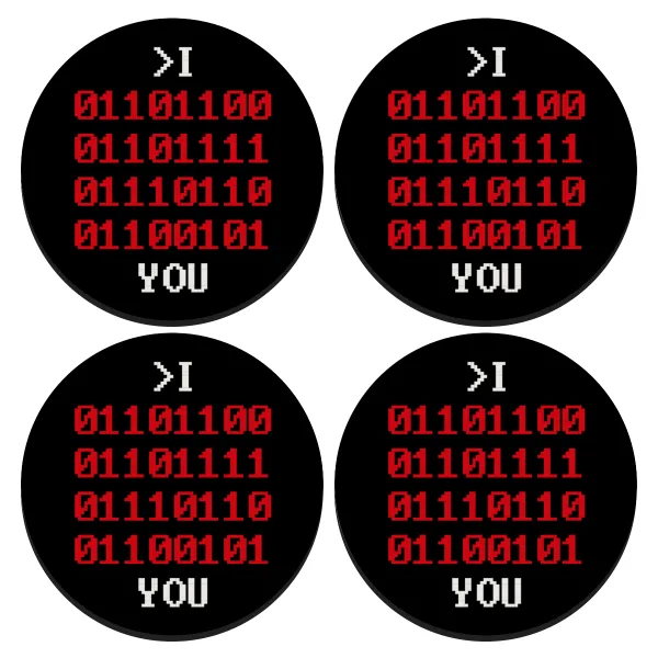 I .... YOU, binary secret MSG — 1