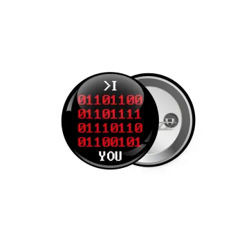 I .... YOU, binary secret MSG, Κονκάρδα παραμάνα 5cm
