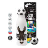 Soccer Metal mug thermos, double wall, 550ml
