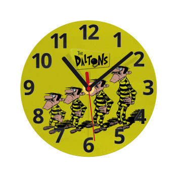 The Daltons, Ρολόι τοίχου γυάλινο (20cm)