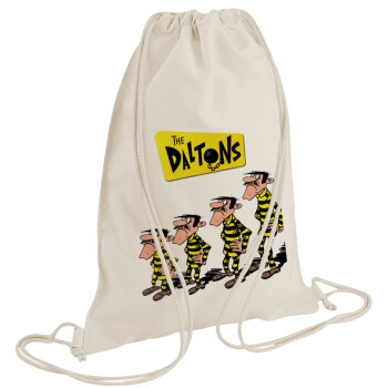 The Daltons, Backpack bag GYMBAG natural (28x40cm)