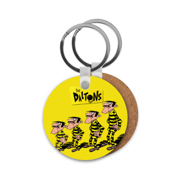 The Daltons, Μπρελόκ Ξύλινο στρογγυλό MDF Φ5cm