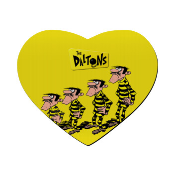 The Daltons, Mousepad καρδιά 23x20cm