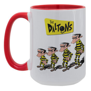 The Daltons, Κούπα Mega 15oz, κεραμική Κόκκινη, 450ml