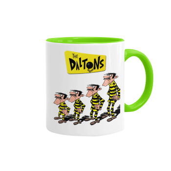 The Daltons, Mug colored light green, ceramic, 330ml