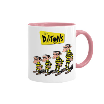 The Daltons, Mug colored pink, ceramic, 330ml
