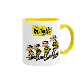 The Daltons, Mug colored yellow, ceramic, 330ml