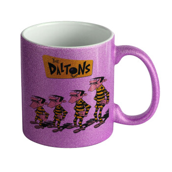The Daltons, Κούπα Μωβ Glitter που γυαλίζει, κεραμική, 330ml