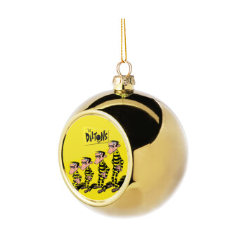 The Daltons, Χριστουγεννιάτικη μπάλα δένδρου Χρυσή 8cm