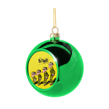 The Daltons, Χριστουγεννιάτικη μπάλα δένδρου Πράσινη 8cm
