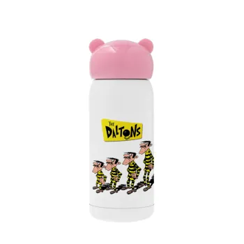 The Daltons, Pink stainless steel thermal flask, 320ml