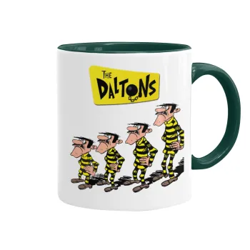 The Daltons, Κούπα χρωματιστή πράσινη, κεραμική, 330ml