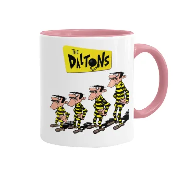 The Daltons, Mug colored pink, ceramic, 330ml