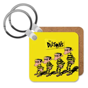 The Daltons, Μπρελόκ Ξύλινο τετράγωνο MDF