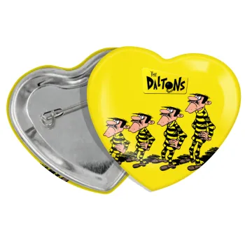 The Daltons, Κονκάρδα παραμάνα καρδιά (57x52mm)