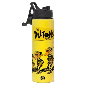 The Daltons, Μεταλλικό παγούρι νερού με καπάκι ασφαλείας, αλουμινίου 850ml