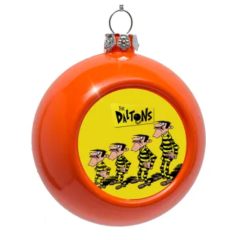 The Daltons, Orange Christmas tree ornament bauble 8cm
