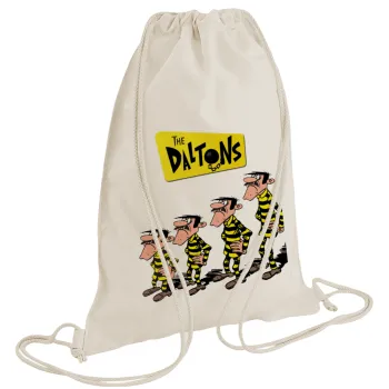 The Daltons, Backpack bag GYMBAG natural (28x40cm)