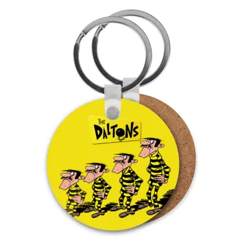 The Daltons, Μπρελόκ Ξύλινο στρογγυλό MDF Φ5cm