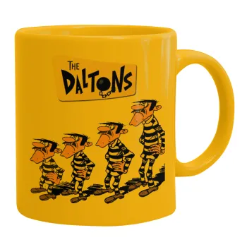 The Daltons, Κούπα, κεραμική κίτρινη, 330ml